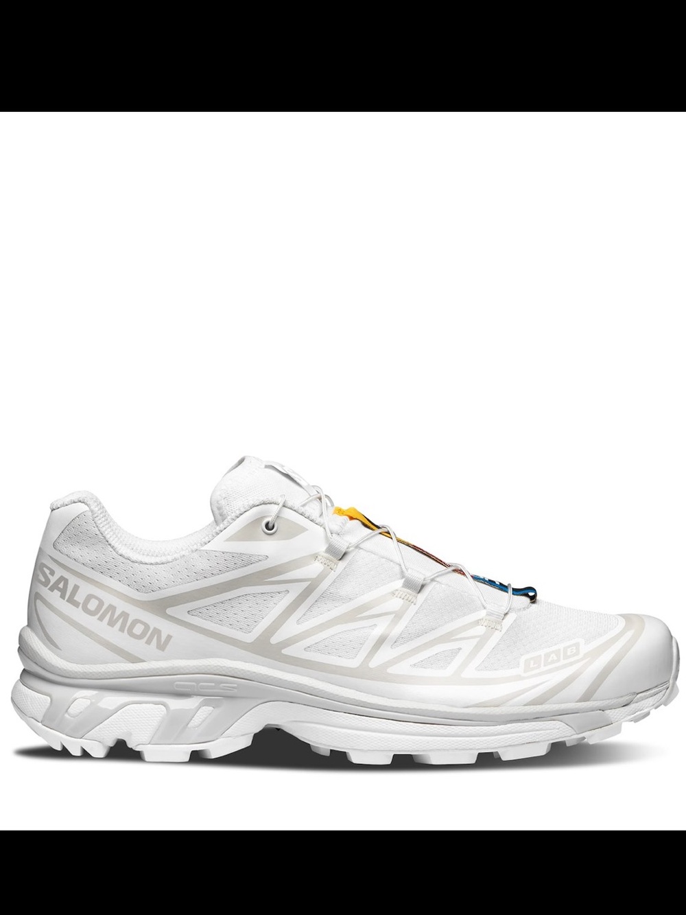 SALOMON XT-6 SNEAKERS IN WHITE